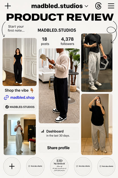 Pack 2 Baggy Unisex Sweatpants.