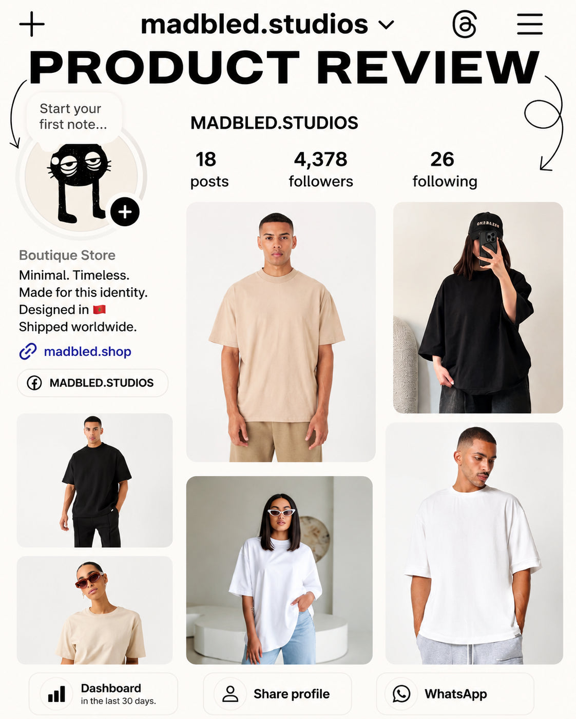 Offre d'été Pack 3 T-shirts Oversize 🔥🔥🔥!!!